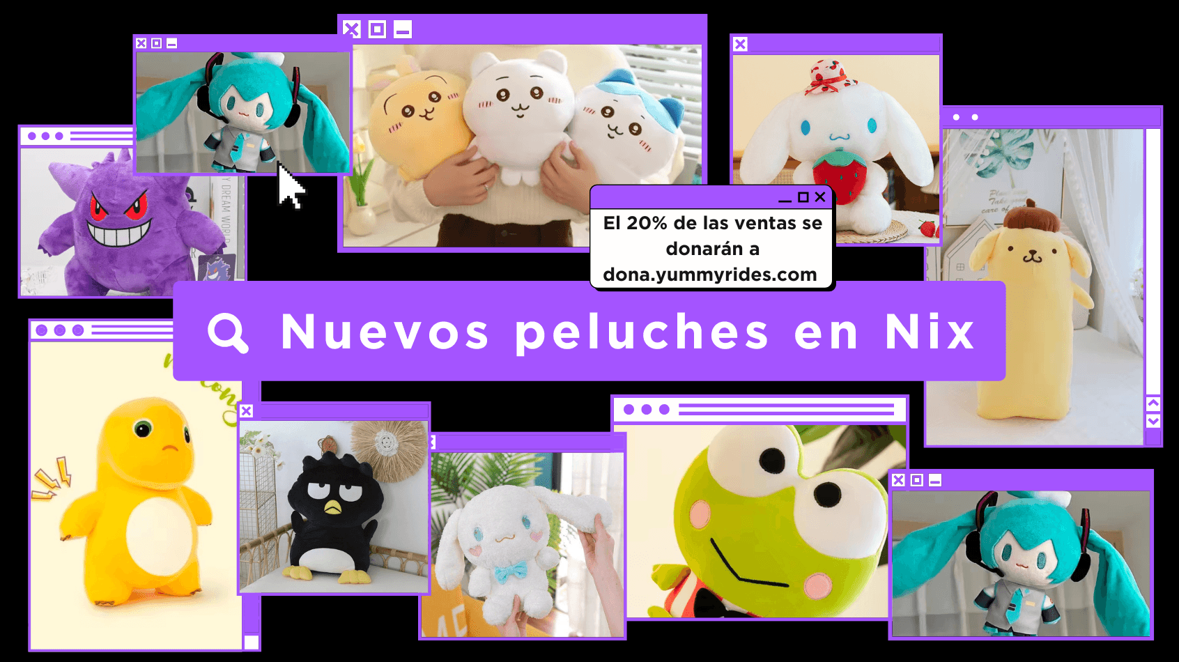 ¡Nuevos Peluches en Nix Store!